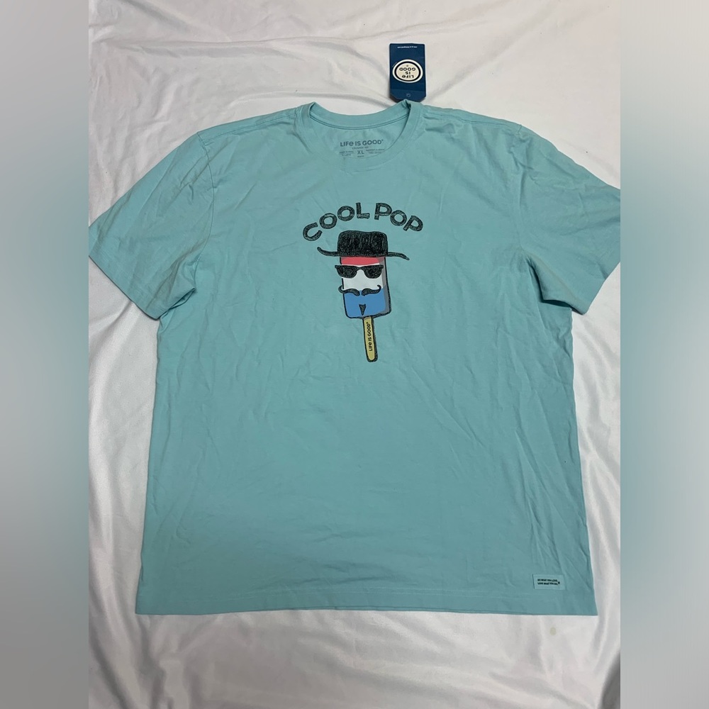 Mens Life Is Good Cool Pop short sleeve tee  XL NWT